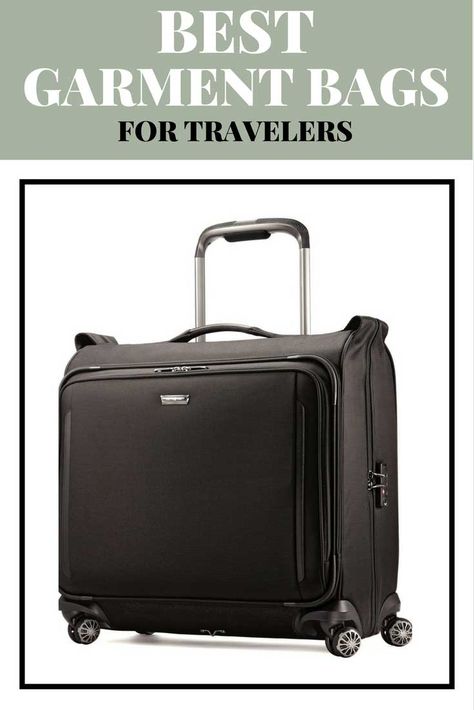 Find the best garment bag for traveling 2017 Garment Bags For Travel, Best Travel Gadgets, Writers Tips, Best Travel Luggage, Best Travel Accessories, Best Carry On Luggage, Packing Lists, Travel Gadgets, Travel Products