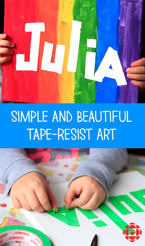 Tape-resist art is wonderful for kids of all ages because it’s process-based. Even toddlers can make beautiful and unique art this way. Resist Art, Babysitting Crafts, Kid Projects, Arts And Crafts House, Fun Arts And Crafts, Tape Art, Art And Craft Design, Art Activities For Kids, Toddler Art