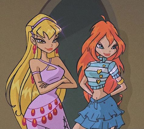 2000s Cartoons, Klub Winx, Bloom Winx Club, Cartoon Girls, Cartoon Outfits, Cartoon Icons, Club Style, Cartoon Profile Pics, Fanarts Anime