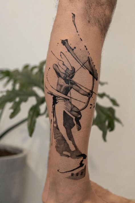 Mens Sagittarius Tattoo, Sagittarius Tattoos Men, Sagittarius Tattoo For Men Sleeve, Sagitarius Tattoo Ideas Sagittarius Men, Sagitarius Tattoo Designs, Virgo And Sagittarius Tattoo, Archer Tattoo Men, Archer Tattoo Design, Archer Tattoo Sagittarius