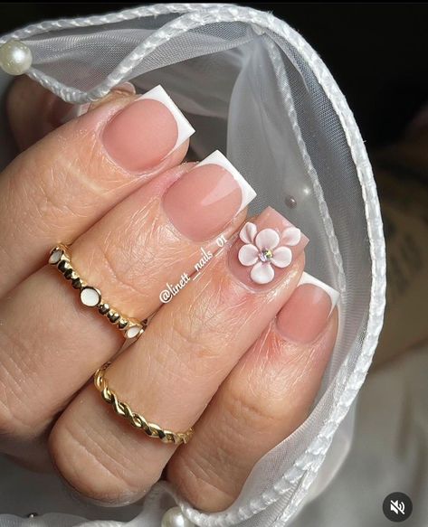 X Short Acrylic Nails, Cute Acrylic Overlay Nails, Shorties Nails French Tip, Pink Tip Nails, Gel Nails Diy, Simple Gel Nails, Colored Acrylic Nails, Girly Acrylic Nails, Work Nails