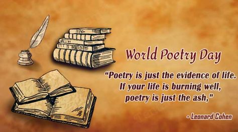 Poetry Day Quotes – Best Inspirational Happy World Poetry Day 2021 Quotes Happy Poetry, World Poetry Day, 2023 Quotes, Poetry Day, Quotes With Images, Black Men Street Fashion, General Knowledge Facts, Day Quotes, Best Motivational Quotes