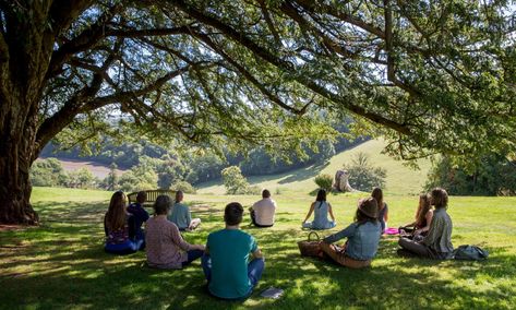 10 of the best meditation retreats in the UK and Europe | Travel | The Guardian Spiritual Retreat Ideas, Mindfulness Retreat, Outdoor Meditation, Rishikesh Yoga, Retreat Ideas, Spiritual Retreat, Meditation Retreat, Meditation Center, Best Meditation