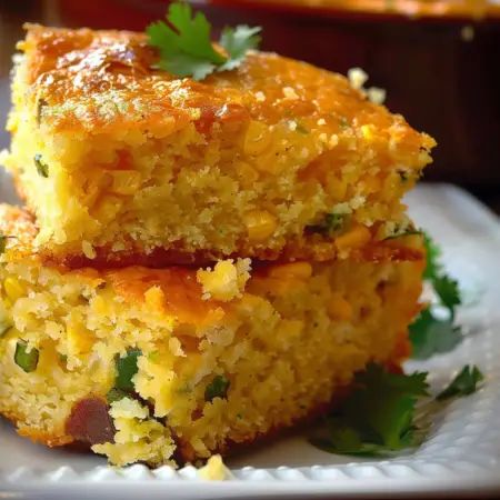 Paula Deen's Layered Mexican Cornbread Paula Deen Cornbread, Creamed Corn Cornbread, Mexican Cornbread Recipe, Leftover Cornbread, Cornbread With Corn, Mexican Cornbread, Dinner Casserole Recipes, Bbq Dishes, Creamed Corn