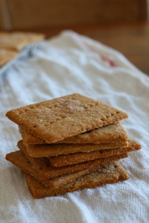 Honey Graham Crackers, How To Make Crackers, Graham Flour, Graham Cracker Recipes, Easy Egg Salad, Cinnamon Honey, Healthy Nutrition Plan, Brown Spots Removal, Cracker Recipes