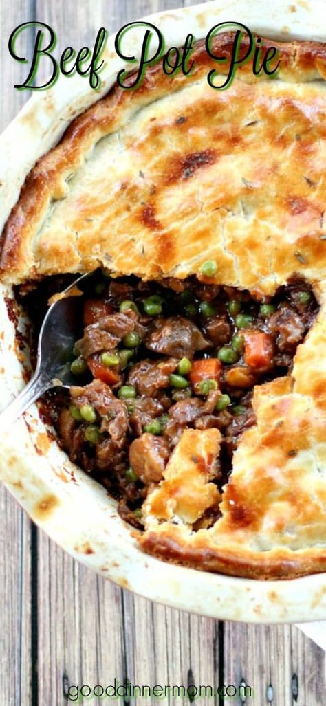 Shepherd Pies, Beef Pot Pie Recipe, Kidney Pie, Foreign Recipes, Beef Pot Pie, Beef Pot Pies, Stew Beef, Crockpot Recipes Beef Stew, Beef Pies