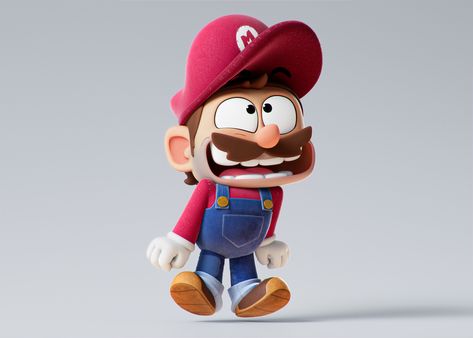 Super Mario Bros, Alexandre MOUGENOT Mario Character Design, Maya Autodesk, Constructive Feedback, Mario Nintendo, Nintendo Art, 3d Illustrations, Light Style, Character Design Animation, Graphic Design Print