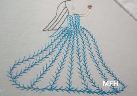 Fly Stitch Aari Design, Fly Stitch Embroidery Design, Fly Stitch, Easy Cartoon, Aari Design, Basic Hand Embroidery Stitches, Easy Cartoon Drawings, Pencil Drawings Easy, Paper Embroidery