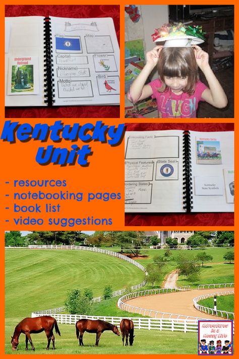 50 State Study: Kentucky United States Geography, Us Geography, Kentucky Horse Park, Geography Lessons, Champions Of The World, Kentucky State, History Classroom, History For Kids, Physical Features