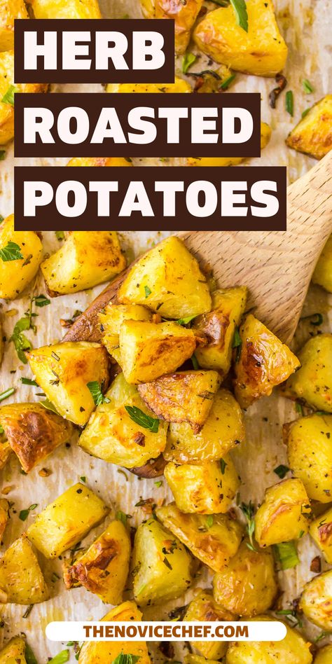 Golden Yellow Potatoes Recipe, Roasted Yellow Potatoes, Rosemary Garlic Potatoes, Grilled Steak Kabobs, Oven Roasted Potatoes Easy, Lemon Roasted Potatoes, Golden Potatoes, Herbed Potatoes, Potatoes Crispy