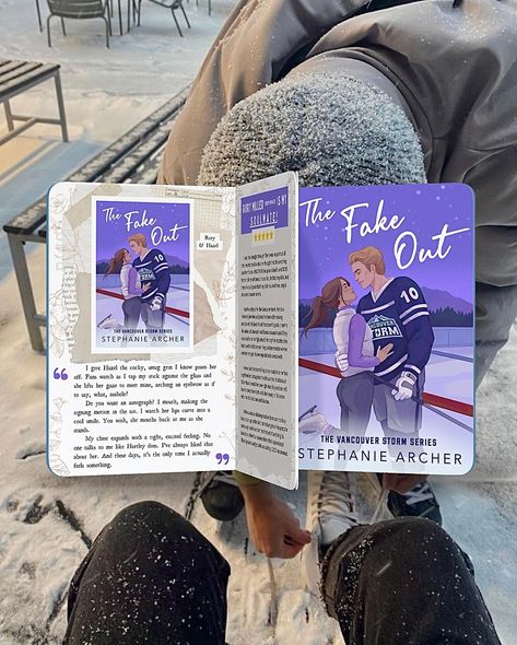 𝗦𝗣𝗢𝗥𝗧 𝗥𝗢𝗠𝗔𝗡𝗖𝗘 𝗦𝗘𝗣𝗧𝗘𝗠𝗕𝗘𝗥 • The Fake Out (Book 2) by Stephanie Archer. This is the rare series where I will actually encourage you to read them in order. The animosity between Rory & Hazel is introduced in the previous book (Behind the Net) and you don’t want to miss it. It sets this up to be the most epic of fake dating duos because Hazel is so dead set against him. Their rivalry and chemistry is so obvious, their friends even have a bet going on how long it will take before the two finally ... The Fake Out Stephanie Archer, Behind The Net, Stephanie Archer, 100 Book Challenge, Sport Romance, Fake Dating, Sports Romance, Book Challenge, My Safe Place