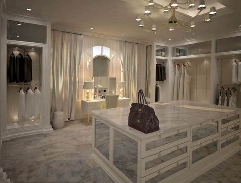 Dream-Closet-Marble-Counter-e1448914778732 Dream-Closet-Marble-Counter-e1448914778732 Ideas De Closets, Closet Vanity, Modern Closet, Closet Decor, Dream Closets, Petite Table, Luxury Bedroom Master, Master Closet, Closet Space