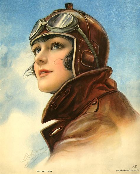 https://flic.kr/p/Ei1KZZ | ... the sky pilot! | all images/posts: feel free to re-blog and re-post and share! Rolf Armstrong, Postal Vintage, Pinup Art, Female Pilot, Aviators Women, Amelia Earhart, Aviation Art, Pin Up Art, Vintage Pinup