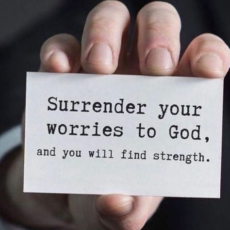 Surrender your worries to God, and you will find strength. Daily Bible Scriptures, Surrender To God, Jesus Christ Quotes, Mom Life Quotes, Philippians 4 13, Christian Devotions, Philippians 4, Daily Bible Verse, Inspirational Bible Verses