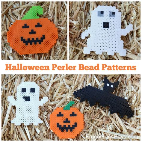 Halloween Perler Bead Patterns Halloween Perler Bead Patterns, Hama Beads Halloween, Halloween Perler, Melt Beads Patterns, Melty Bead Patterns, Fuse Bead Patterns, Perler Crafts, Halloween Beads, Hama Beads Patterns