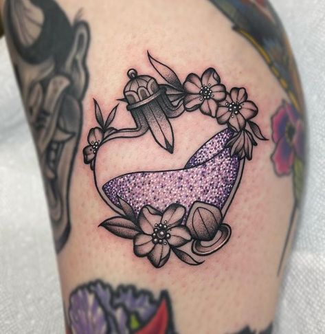 Black And Grey Glitter Tattoo, Halloween Glitter Tattoo, Glitter Tattoo Designs, Cute Witch Tattoo Ideas, Glitter Effect Tattoo, Glitter Style Tattoo, Glitter Tattoos Real, Glitter Tattoo Permanent, Collage Tattoo Ideas