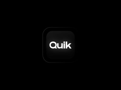 Quik logo animation and loader by MATEEFFECTS on Dribbble Retro Logo Animation, Square Logo Animation, Tech Logo Animation, Tech Motion Graphics, Logo Animation Ideas, Text Logo Animation, Logo Motion Design, Logo Animation Gif, Logo Animation Motion Graphics