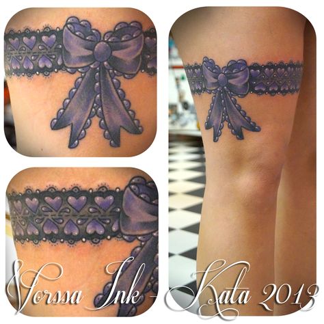 https://www.facebook.com/VorssaInk, http://tattoosbykata.blogspot.fi, #tattoo #tatuointi #katapuupponen #vorssaink #forssa #finland #traditionaltattoo #garter Black Lace Garter, Sleeves Tattoos, Badass Tattoos, Leg Sleeves, Lace Garter, Miu Miu Ballet Flats, Ink Tattoo, Tattoos And Piercings, Finland