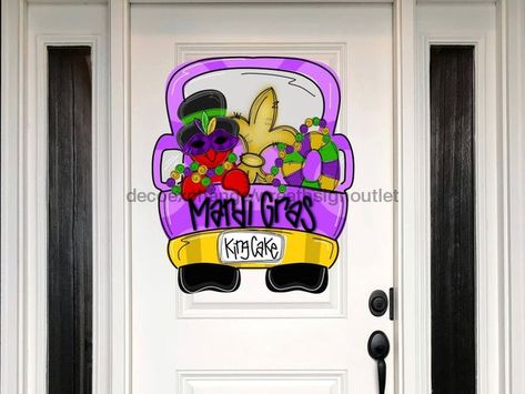 Search: 258 results found for "Mardi Gras sign" — Page 2 — DecoExchange® Mardi Gras Door Hanger, Mardi Gras Door, Louisiana Decor, Mardi Gras Decor, Mardi Gras King Cake, Mardi Gras Wreath, Wood Wreath, Truck Signs, Mardi Gras Decorations