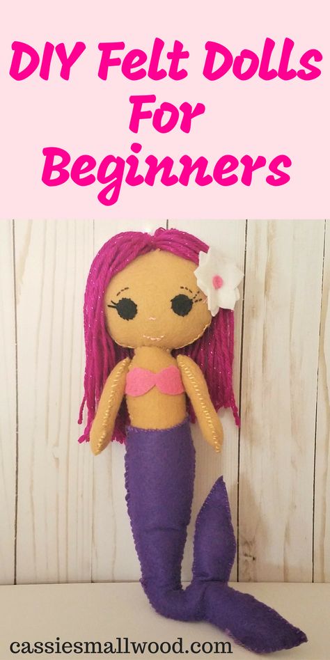 If you want to learn how to make diy felt dolls, you don't want to miss this post! Great project for beginners! Get the inspiration to sew these cute dress up dolls for kids that are simple and beautiful. You can learn how to make them even if you don't already know how to sew. Find out how you can get these cute doll patterns! Art Felting, Sew For Beginners, Beautiful Sewing, Felt Doll Patterns, Craft Books, Sewing Courses, Sewing 101, Felting Wool, Felted Scarf