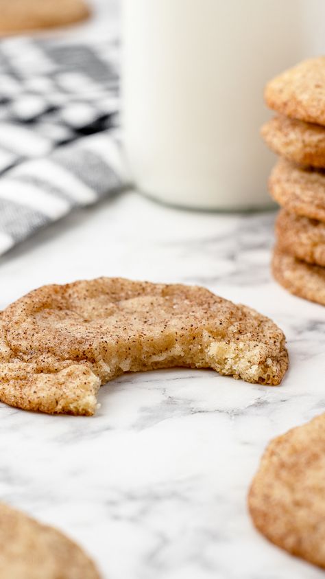 Snickerdoodles have never been better, and there is no acidic cream of tartar in this recipe. They are chewy, soft, buttery, and coated in cinnamon sugar. Double or triple this recipe for even more goodness! Entirely Elizabeth, Cream Of Tartar Recipe, Best Snickerdoodles, Soft Snickerdoodle Cookies, Snickerdoodle Recipe, Snickerdoodle Cookies, Snickerdoodle Cookie Recipes, Never Been Better, British Baking