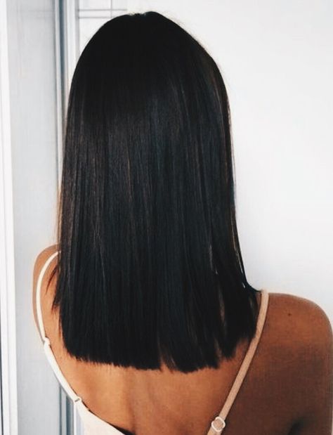 Cut Haircuts Straight Hair, Short Black Hairstyles, Brown Blonde Hair, Grunge Hair, Brunette Hair Color, Hair Dos, Ponytail Hairstyles, Balayage Hair, Dark Hair