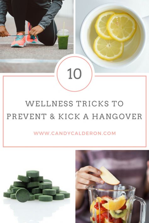 10 Wellness Tricks To Prevent & Kick A Hangover - Candy Calderon Hangover Prevention, Food Prep Storage, Wellness Shots, Detox Plan, Food Prep, Eco Friendly Fashion, Wellness Tips, Things To Know, Organic Skin Care