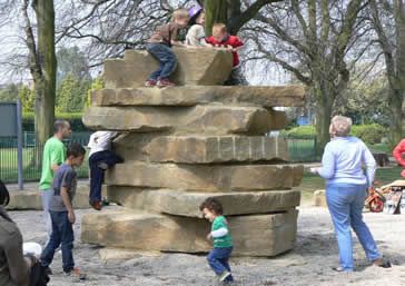 Bush Hill Park rock stack Climbing Tower, Outdoor Play Spaces, Natural Play, Patio Slabs, Outdoor Play Areas, Outdoor Play Area, Kids Outdoor Play, Children Park, School Playground