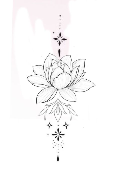 Simple Lotus Flower Tattoo, Lotus Flower Tattoo Design, Wrist Tattoo Ideas, Abstract Tattoo Designs, Lotus Tattoo Design, Flower Tattoo Drawings, Tattoo Themes, Aztec Tattoo, Ornamental Tattoo