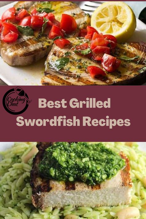 Best Grilled Swordfish Recipes, Swordfish With Pesto, Broiled Swordfish Recipes, Best Swordfish Recipes, Swordfish Recipes Grilled, Swordfish Sandwich, Grilled Swordfish Recipes, Ideas For Side Dishes, Wine Pairing Ideas