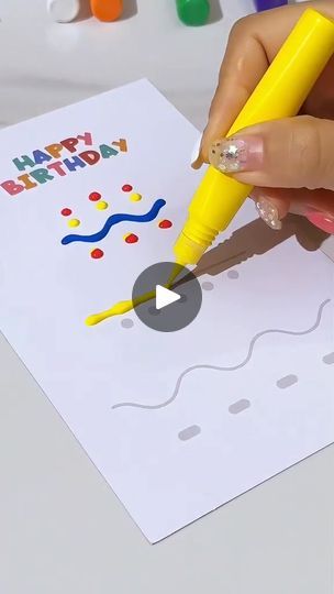 84K views · 516 reactions | Kids 🎨 Art & Craft Idea - Part 1 

Try using water color paint tubes to create this lovely paintings. 

#DIY #kidsofinstgram #kids activity #kids activities | By Toy Town SL | Facebook Abstract Dot Painting, Child Painting Ideas For Kids, Abstract Art For Kids, Baby Artwork, Paintings Diy, Learning For Kids, Paint Tubes, Crafts Painting, Fun With Kids