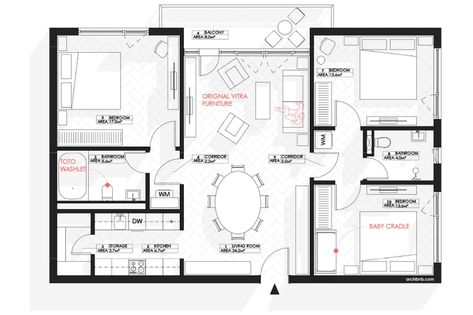 Airbnb listing floorplans made easy with new service Archibnb - Curbed Air Bnb Floor Plan, Vitra Furniture, Floor Planner, Craftsman Exterior, Architectural Floor Plans, Model House Plan, Air Bnb, Tiny House Decor, Patio Interior