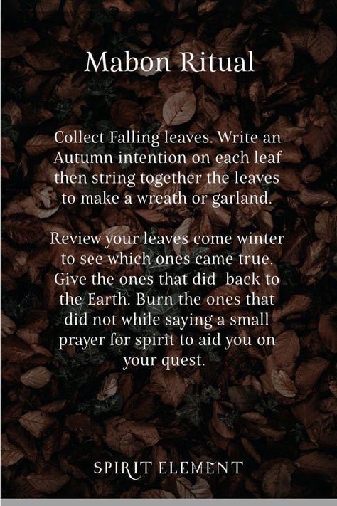 Mabon Ritual, Autumnal Equinox Celebration, Wiccan Sabbats, Everyday Magic, Wiccan Magic, Witch Spell Book, Witch Spell, Herbal Magic, Witch Magic