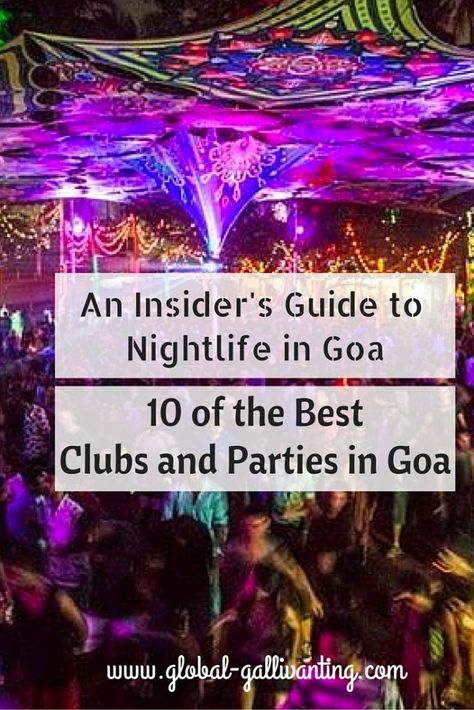 Goa’s legendary nightlife scene has something for everyone! From trance to techno, silent discos to live bands, beach parties to reggae and stylish nightclubs. Here's my insider's guide to 10 of the very  best clubs, parties and nightlife in Goa, India. Goa Outfits Beach, Goa Nightlife, Goa Wallpaper, India Party, Goa Travel, Goa Wedding, India Travel Places, Techno Party, Hippie Party