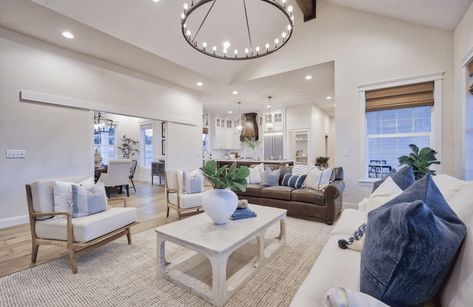 Read This Before Installing Recessed Lighting In Your Living Room — The Spruce Can Lights In Living Room, Living Room Can Lights, Canned Lighting In Living Room, Lights In Living Room, Recessed Lighting Placement, Installing Recessed Lighting, Types Of Ceilings, Take Up Space, The Spruce