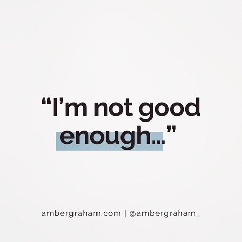 Raise your hand if you’ve ever been disappointed in friendship or relationships and this was the first thought that you had. 🙋🏼‍♀️ Maybe they just told you they couldn’t do something for YOU that they’ve done for others. Maybe they ended the relationship. Maybe they made plans without you. Your mind immediately starts running down the inner list you secretly carry that just confirms your inner belief that you’re not good enough. “I’m not fun/ sexy/ pretty…. Enough.” “What do they hav... Not Good Enough To Marry, I'm Not Good Enough For Someone, I'm Not Good Enough For You, I’ll Never Be Enough, Not Good Enough For You, I’m Not Good Enough, I Was Not Enough, Disappointment Quotes, Enough Is Enough Quotes