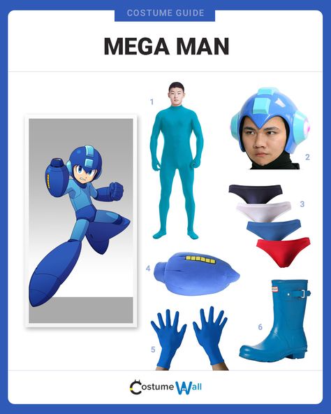 Mega Man Costume, Costume Wall, Man Video, Got Costumes, Characters Cosplay, Costume Guide, Costume Making, Diy Halloween Costumes For Kids, Disney Cosplay