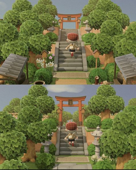 Animal Crossing Studio Ghibli, Acnh Zen Path Design, Japan House Exterior, Acnh Zen Garden, Acnh Museum, Japanese Neighborhood, From Up On Poppy Hill, Poppy Hill, Up On Poppy Hill