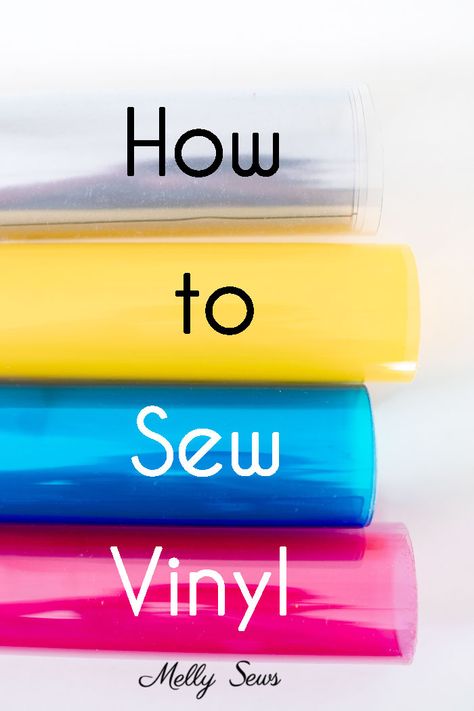 Tips for Sewing Vinyl Sewing Vinyl, Machine Needles, Beginner Sewing Projects Easy, Vinyl Fabric, Sewing Projects For Beginners, Clear Vinyl, Sewing Tips, Sewing For Beginners, How To Sew