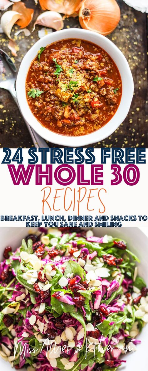 #whole30 dinners, lunches, breakfasts and snacks that make clean eating simple and budget friendly. These healthy gluten free, dairy free, grain free, and sugar free recipes make healthy meals possible for any families or individuals trying out the paleo diet. #whole30 #paleo #glutenfree #dairyfree #lowcarb Eating Simple, Diy Easy Recipes, Make Clean, Whole30 Dinners, Happy Cooking, Aip Paleo, Interesting Recipes, Paleo Lunch, Glutenfree Dairyfree