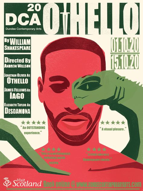 Shakespeare Othello poster design Shakespeare Graphic Design, Othello Illustration, Shakespeare Poster Design, Othello Aesthetic, Othello Poster, Othello Art, Shakespeare Othello, Shakespeare Poster, Shakespeare Art