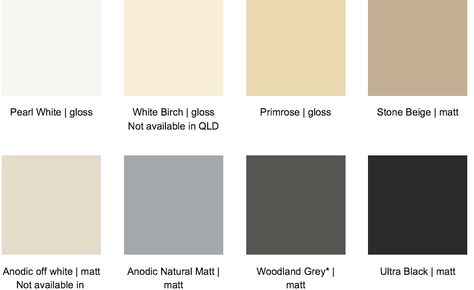 'Trend' doors and windows standard colours for powder-coated aluminium frames Cream Window Frames, Bungalow Extensions, Orchard House, Aluminium Windows And Doors, Door Frames, Window Color, Aluminium Windows, Windows Exterior, Doors And Windows