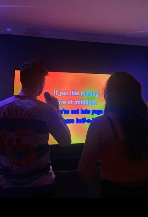 #karaoke #latenightvibes Karaoke Date Night, Couples Karaoke Night, Couple Karaoke Aesthetic, Karaoke Date Aesthetic, Couple Karaoke, Karaoke Night Aesthetic, Karaoke Date, Karaoke With Friends, Karaoke Aesthetic