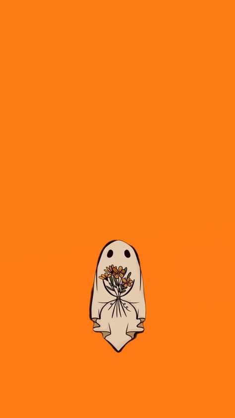 spooky ghost cute wallpaper Thanksgiving Ghost Wallpaper, Ghost Cute Wallpaper, Fall Ghost Wallpaper, Ghost Wallpapers, Ghost Wallpaper, Ghost Cute, Cute Wallpaper, Spooky Ghost, Cute Wallpapers