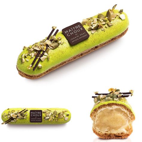 Joakim Prat on Instagram: “🍏🎃🍏🎃🍏 From today in the shop! Apple and bailey's pumpkin spice!!!🐵🙈🙉 #apple #eclair #eclairs @bailey's pumpkin spice @chefjoakim…” Luxurious Desserts, Apple Eclair, Apple Compote, Eclairs, Pumpkin Spice, Pastry, Dessert, On Instagram, Instagram