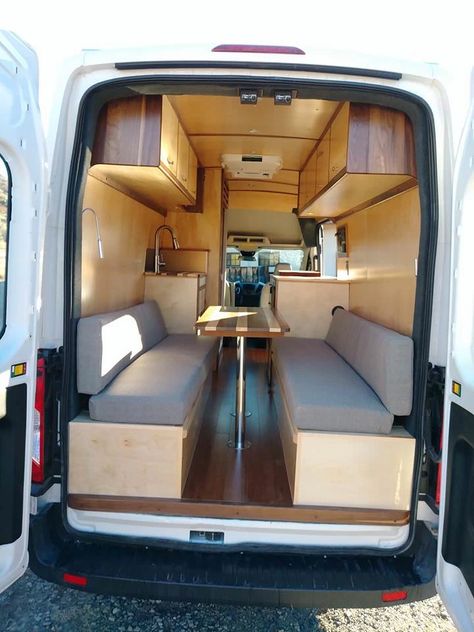 Transit Camper Conversion, Ford Transit Camper Conversion, Caravan Conversion, Camp Van, Class B Camper Van, Ford Transit Campervan, Motorhome Conversions, Caravan Ideas, Ford Transit Camper