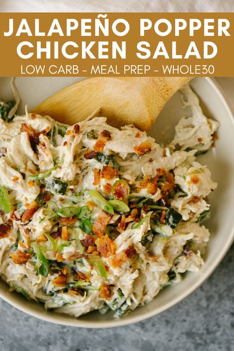 Cold Lunch Recipes, Healthy Cold Lunches, Whole30 Chicken Salad, Whole30 Lunch, Easy Lunches For Work, Popper Chicken, Whole30 Chicken, Quick Healthy Lunch, Quick Lunch Recipes