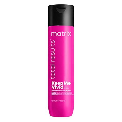 Amazon.com: MATRIX Total Results Keep Me Vivid Shampoo, Hydrating Shampoo For Color-Treated Hair, Maintains Vibrancy & Enhances Hair Shine, Sulfate-Free Shampoo : Everything Else Liquid Protein, Shampoo Packaging, Matrix Total Results, Porous Hair, Shampoo For Damaged Hair, Salon Shampoo, Matrix Color, Hair Cleanse, Hydrating Shampoo