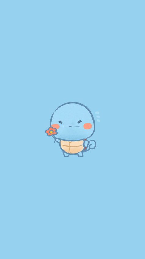 Squirtle Wallpaper Aesthetic, Kiawe Pokemon, Cute Animal Quotes, Pokemon Backgrounds, Cool Pokemon Wallpapers, Pokemon Wallpaper, Kawaii Illustration, K Wallpaper, Cute Pastel Wallpaper