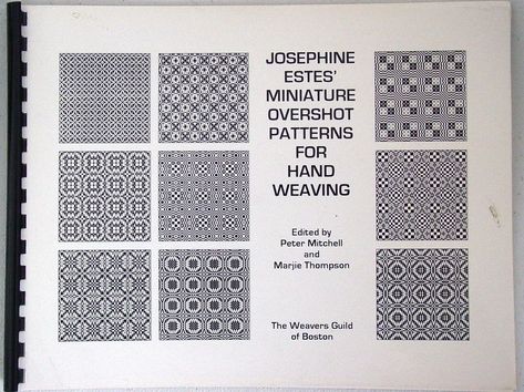 Josephine Estes' Miniature Overshot Patterns for Hand Weaving Overshot Weaving Patterns, Overshot Weaving, Weaving Loom Projects, Weaving Designs, Hand Woven Textiles, Popular Art, Weaving Patterns, Loom Weaving, Scarf Pattern